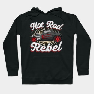 Hot Rod Rebel retro Car Hoodie